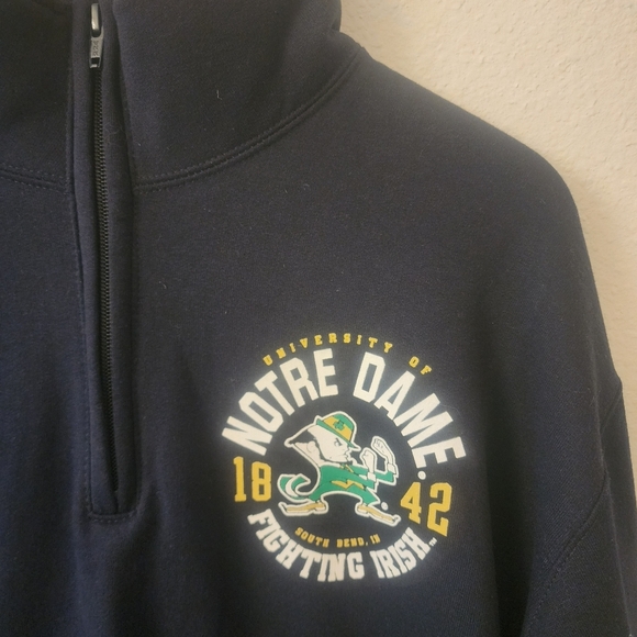 Notre Dame Fighting Irish Champion Eco Fleece Jacket Mens sz XL - Picture 2 of 7
